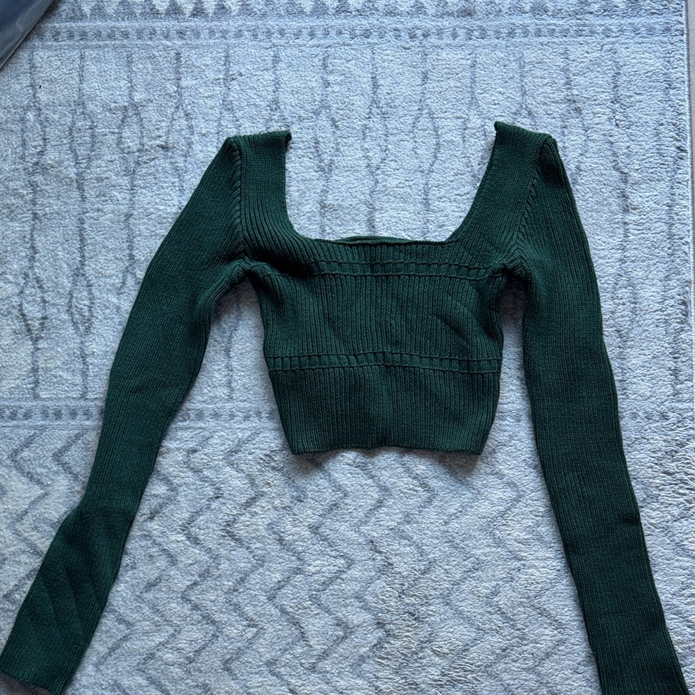 12th tribe green sweater